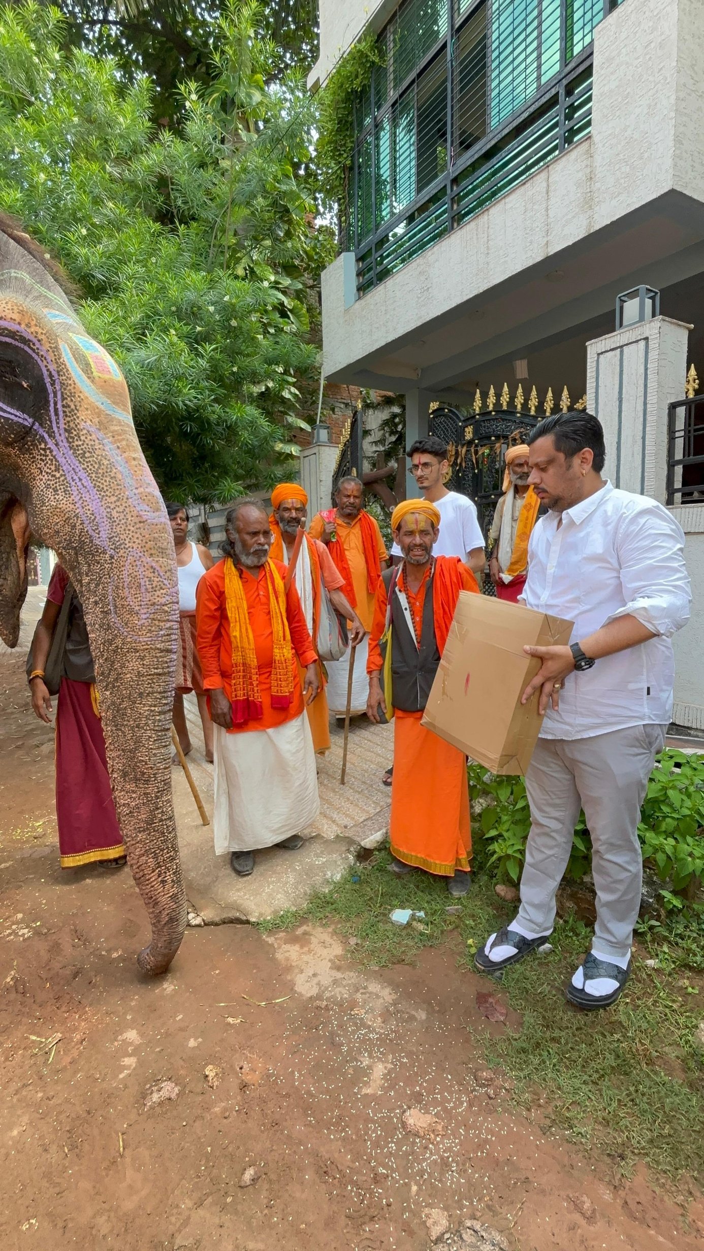 Founder Aadityaa Tanwar with elephant — embodying the mission of coexistence